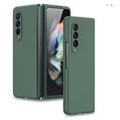 Funda Dura Plastico Rigida Carcasa Mate R09 para Samsung Galaxy Z Fold4 5G Verde Noche