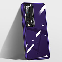 Funda Dura Plastico Rigida Carcasa Mate T01 para Xiaomi Mi 10 Pro Morado