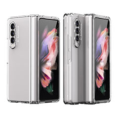 Funda Dura Plastico Rigida Carcasa Mate T02 para Samsung Galaxy Z Fold3 5G Claro