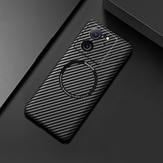 Funda Dura Plastico Rigida Carcasa Mate Twill con Mag-Safe Magnetic para Xiaomi Redmi K60 Ultra 5G Negro