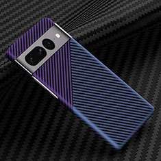 Funda Dura Plastico Rigida Carcasa Mate Twill para Google Pixel 7 Pro 5G Morado