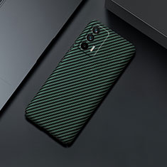 Funda Dura Plastico Rigida Carcasa Mate Twill para Realme GT 5G Verde