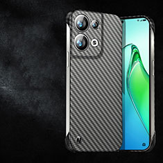 Funda Dura Plastico Rigida Carcasa Mate Twill T01 para Oppo Reno9 Pro 5G Gris Oscuro