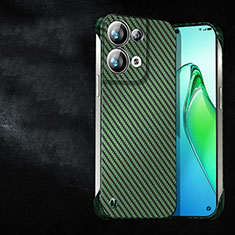 Funda Dura Plastico Rigida Carcasa Mate Twill T01 para Oppo Reno9 Pro+ Plus 5G Verde