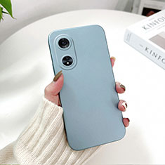 Funda Dura Plastico Rigida Carcasa Mate YK1 para Oppo A1 5G Azul Cielo