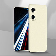 Funda Dura Plastico Rigida Carcasa Mate YK1 para Oppo A18 Blanco