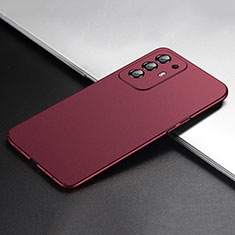 Funda Dura Plastico Rigida Carcasa Mate YK1 para Oppo A94 5G Rojo