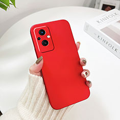 Funda Dura Plastico Rigida Carcasa Mate YK1 para Oppo F21 Pro 5G Rojo