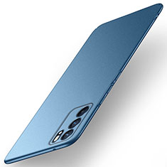 Funda Dura Plastico Rigida Carcasa Mate YK1 para Oppo Reno6 Pro 5G India Azul