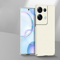 Funda Dura Plastico Rigida Carcasa Mate YK1 para Oppo Reno9 Pro 5G Blanco