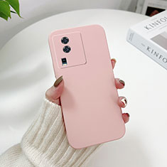 Funda Dura Plastico Rigida Carcasa Mate YK1 para Vivo iQOO Neo7 SE Rosa