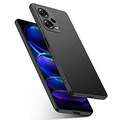 Funda Dura Plastico Rigida Carcasa Mate YK1 para Xiaomi Redmi Note 12 Pro+ Plus 5G Negro