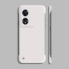 Funda Dura Plastico Rigida Carcasa Mate YK2 para Oppo A1 5G Blanco