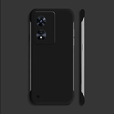 Funda Dura Plastico Rigida Carcasa Mate YK2 para Oppo A1 5G Negro