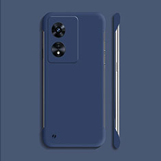 Funda Dura Plastico Rigida Carcasa Mate YK2 para Oppo A58x 5G Azul