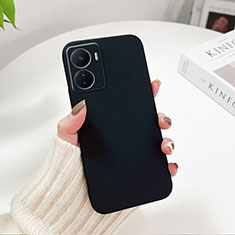 Funda Dura Plastico Rigida Carcasa Mate YK2 para Oppo A77 5G Negro