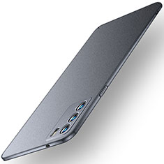 Funda Dura Plastico Rigida Carcasa Mate YK2 para Oppo Reno6 5G Gris