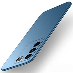 Funda Dura Plastico Rigida Carcasa Mate YK2 para Vivo V27 Pro 5G Azul