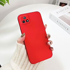 Funda Dura Plastico Rigida Carcasa Mate YK2 para Vivo Y52s 5G Rojo