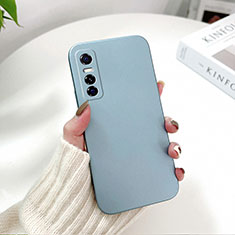 Funda Dura Plastico Rigida Carcasa Mate YK2 para Vivo Y73s 5G Azul Cielo