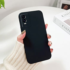 Funda Dura Plastico Rigida Carcasa Mate YK2 para Vivo Y74s 5G Negro