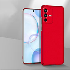 Funda Dura Plastico Rigida Carcasa Mate YK3 para Vivo V23 Pro 5G Rojo