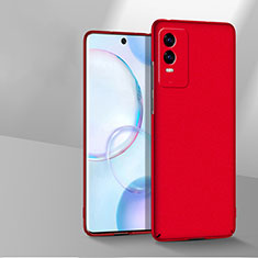 Funda Dura Plastico Rigida Carcasa Mate YK3 para Vivo Y74s 5G Rojo