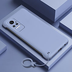 Funda Dura Plastico Rigida Carcasa Mate YK3 para Xiaomi Civi 1S 5G Gris Lavanda