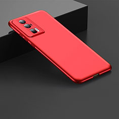 Funda Dura Plastico Rigida Carcasa Mate YK3 para Xiaomi Poco F5 Pro 5G Rojo