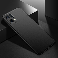 Funda Dura Plastico Rigida Carcasa Mate YK4 para Oppo Find X5 Pro 5G Negro