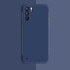 Funda Dura Plastico Rigida Carcasa Mate YK4 para Oppo Reno6 5G Azul