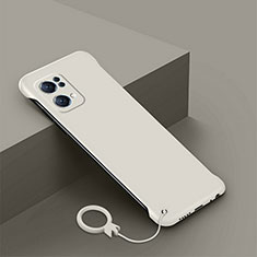 Funda Dura Plastico Rigida Carcasa Mate YK4 para Oppo Reno7 Pro 5G Blanco