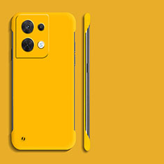 Funda Dura Plastico Rigida Carcasa Mate YK4 para Oppo Reno8 Pro 5G Amarillo