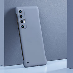 Funda Dura Plastico Rigida Carcasa Mate YK4 para Xiaomi Mi 10S 5G Gris Lavanda