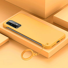 Funda Dura Plastico Rigida Carcasa Mate YK4 para Xiaomi Redmi 9T 4G Amarillo