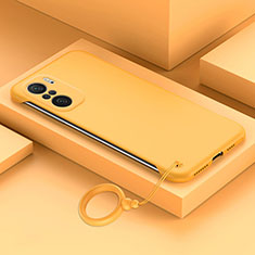 Funda Dura Plastico Rigida Carcasa Mate YK4 para Xiaomi Redmi K40 5G Amarillo