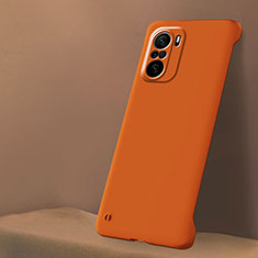 Funda Dura Plastico Rigida Carcasa Mate YK5 para Xiaomi Redmi K40 Pro 5G Naranja