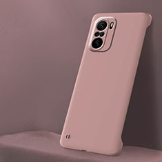 Funda Dura Plastico Rigida Carcasa Mate YK5 para Xiaomi Redmi K40 Pro 5G Oro Rosa