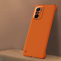 Funda Dura Plastico Rigida Carcasa Mate YK5 para Xiaomi Redmi K40 Pro+ Plus 5G Naranja