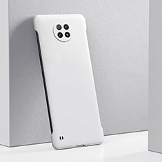 Funda Dura Plastico Rigida Carcasa Mate YK5 para Xiaomi Redmi Note 9 5G Blanco