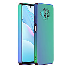 Funda Dura Plastico Rigida Carcasa Mate ZL1 para Xiaomi Mi 10i 5G Azul