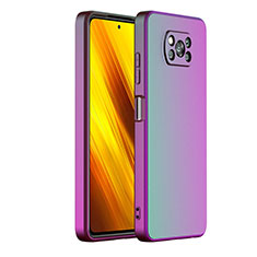 Funda Dura Plastico Rigida Carcasa Mate ZL1 para Xiaomi Poco X3 Morado