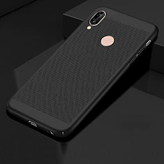 Funda Dura Plastico Rigida Carcasa Perforada para Huawei Honor 10 Lite Negro