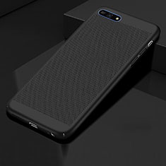 Funda Dura Plastico Rigida Carcasa Perforada para Huawei Honor 7A Negro