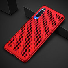 Funda Dura Plastico Rigida Carcasa Perforada para Xiaomi Mi 9 Rojo