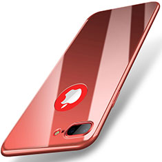 Funda Dura Plastico Rigida Espejo para Apple iPhone 7 Plus Rojo