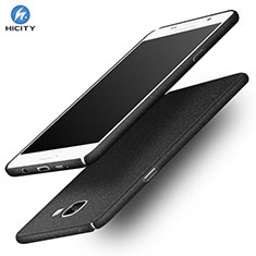 Funda Dura Plastico Rigida Fino Arenisca para Samsung Galaxy A5 (2016) SM-A510F Negro