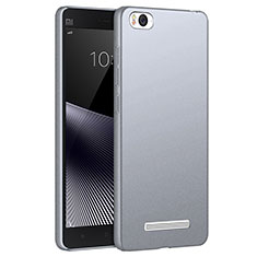 Funda Dura Plastico Rigida Fino Arenisca para Xiaomi Mi 4C Gris