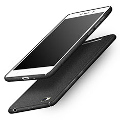 Funda Dura Plastico Rigida Fino Arenisca para Xiaomi Redmi 3 Negro