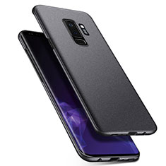 Funda Dura Plastico Rigida Fino Arenisca Q01 para Samsung Galaxy S9 Plus Gris